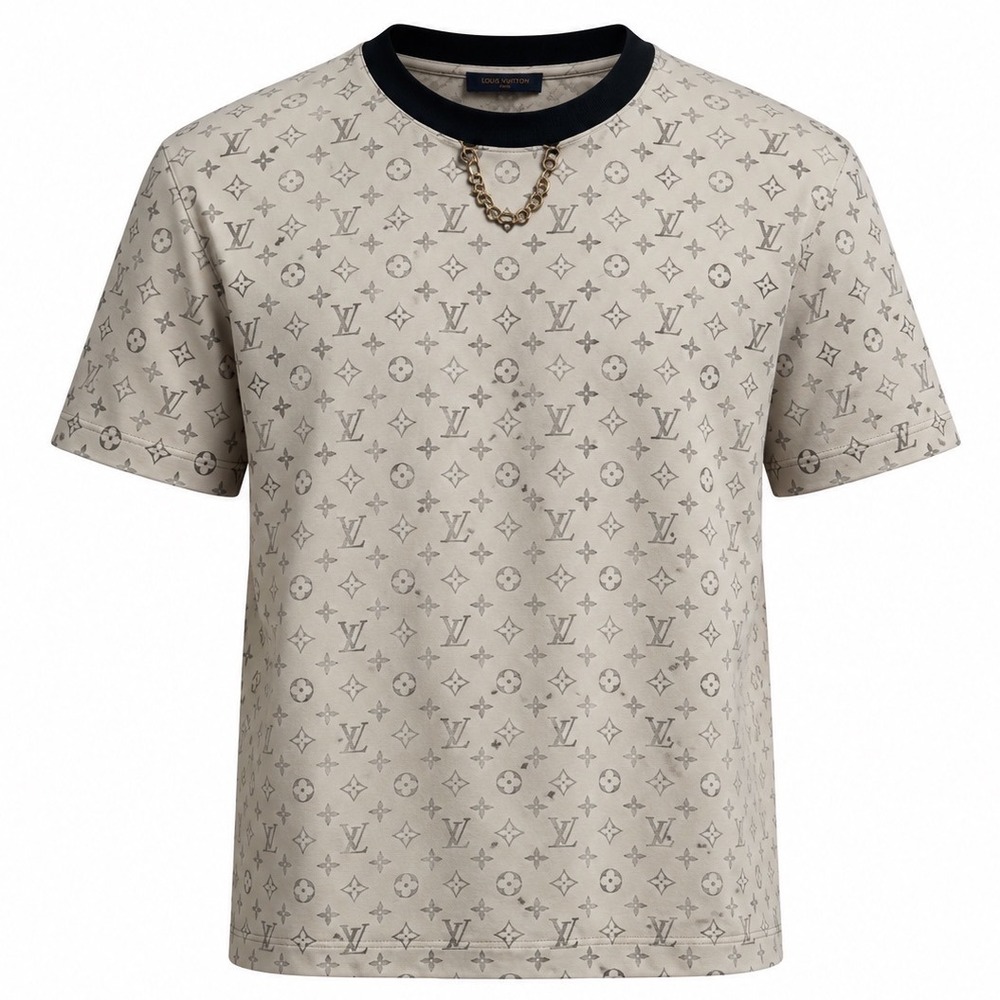 Louis Vuitton Washed Monogram T-Shirt Small